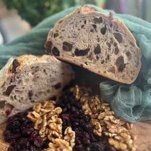 Cranberry Walnut Sourdough Loaf
