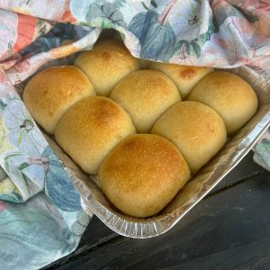 Sourdough Spelt Brioche Dinner Rolls