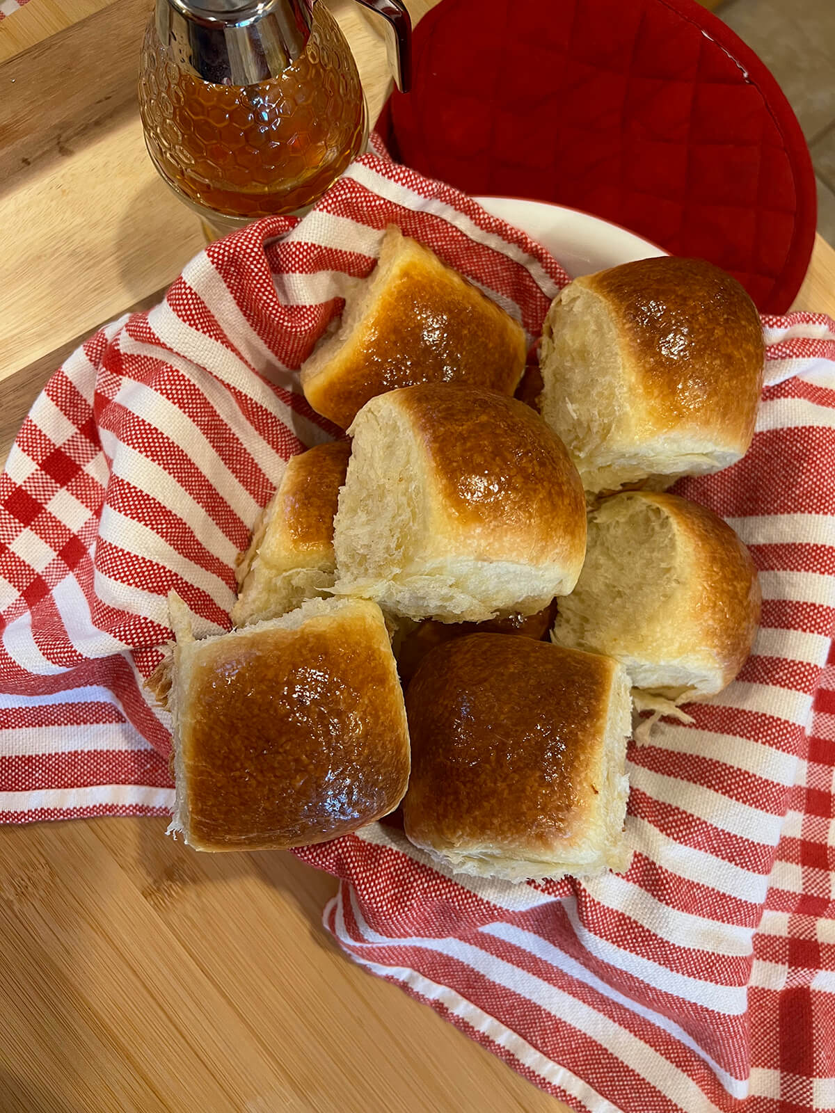 Sourdough Spelt Brioche Dinner Rolls