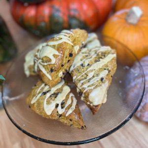 Pumpkin Chocolate Chip Scones
